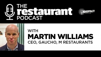 Martin Williams Gaucho and M Restaurants CEO delivery